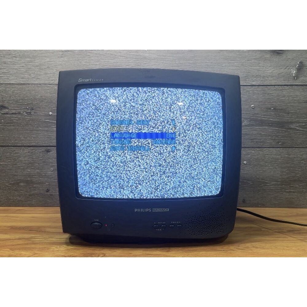 Philips Magnavox Smart Series PR1317 C121 Color TV CRT 13” Gaming TV~ No Remote